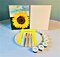 Paint Kit - The Happy Sunflower Acrylic Painting Kit &#x26; Video Lesson - Paint &#x26; Sip At Home - Paint Party